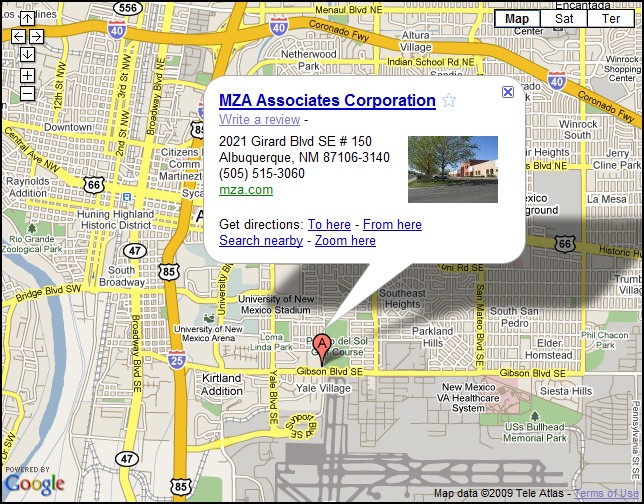 MZA Map (Albuquerque)